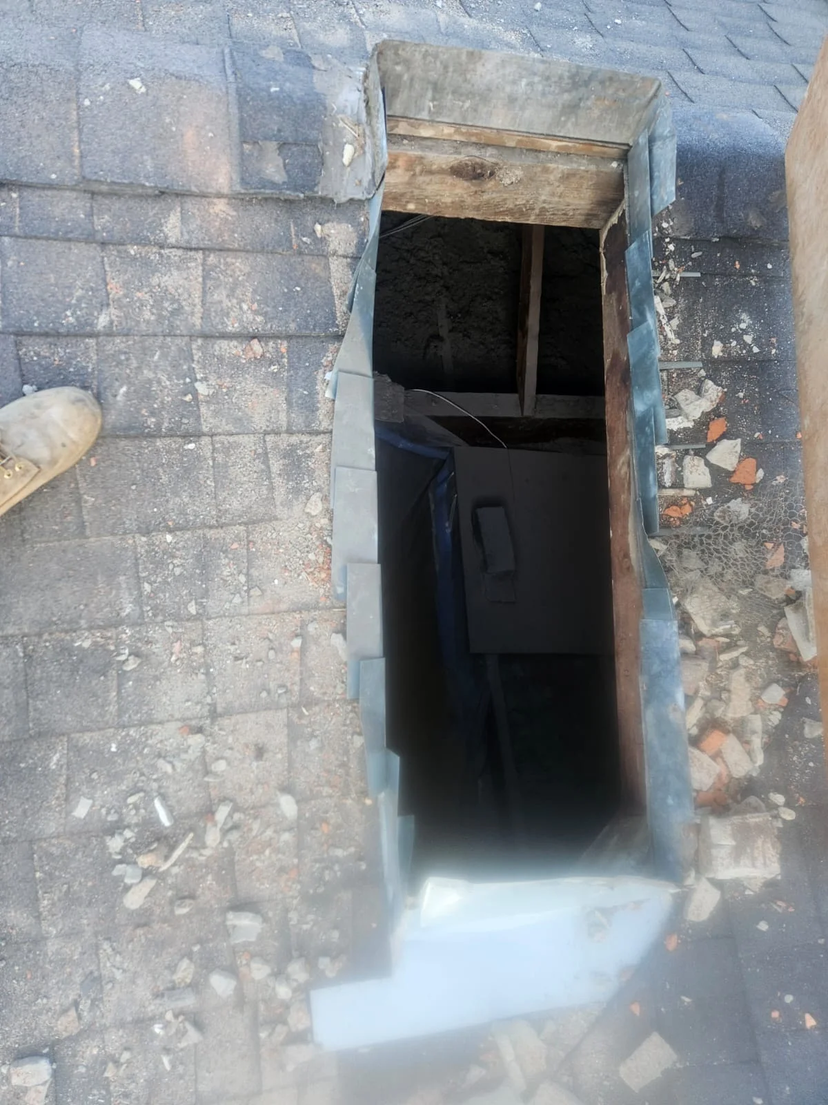 Chimney removal